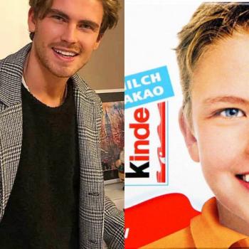 Его лицо известно во всем мире. Вот так сегодня выглядит мальчик из упаковки «Киндера»