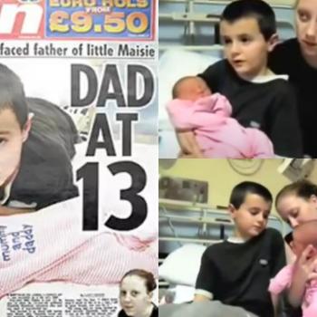 Они одни из самых молодых родителей в мире. Ей было 15 лей, а ему было 11 . «Он был ещё ребенком»