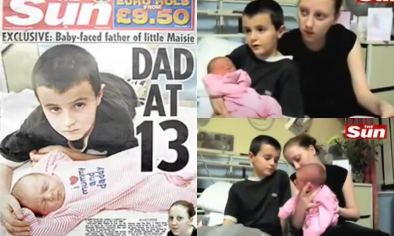 Они одни из самых молодых родителей в мире.