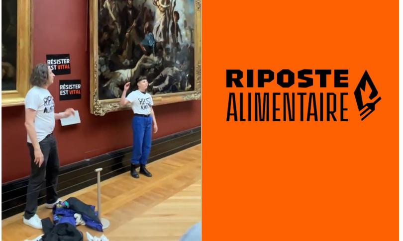 Два члена организации Riposte Alimentaire Два члена организации Riposte Alimentaire