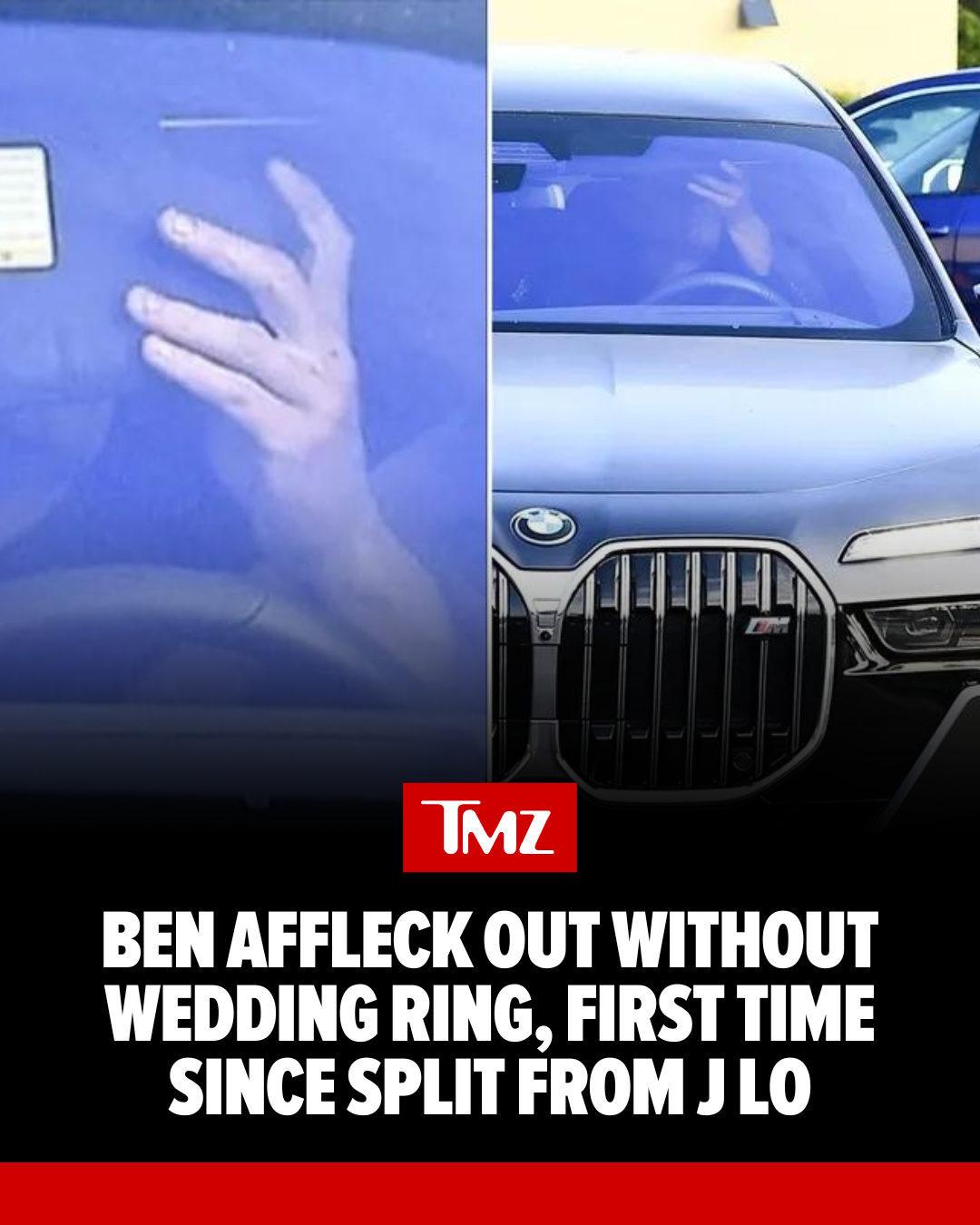 Бен Аффлек «попался» без обручального кольца!