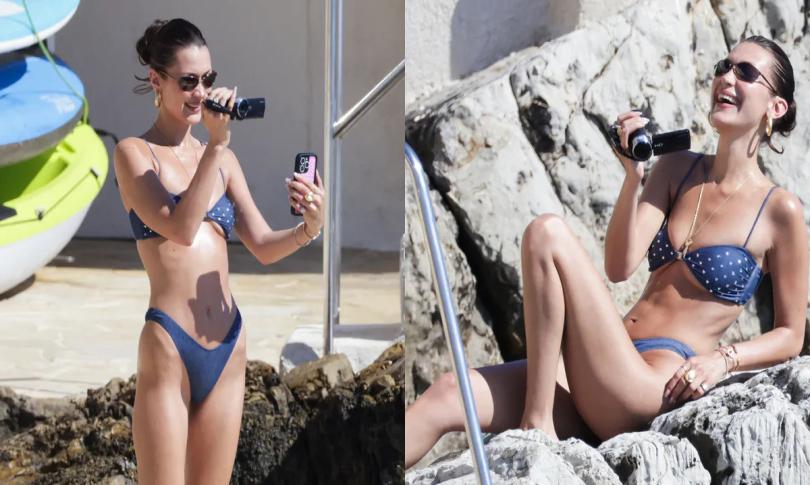 Белла Хадид резвится на Французской Ривьере