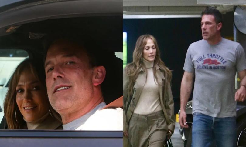 Дженнифер Лопес и Бена Аффлека «поймали» во время похода в кино Дженнифер Лопес и Бена Аффлека «поймали» во время похода в кино