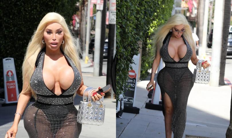 Джессика Алвес гуляет по Лос-Анджелесу