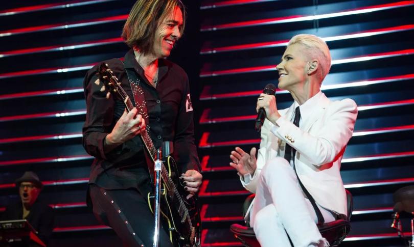 Мари Фредрикссон и Пер Гессле из Roxette Мари Фредрикссон и Пер Гессле из Roxette