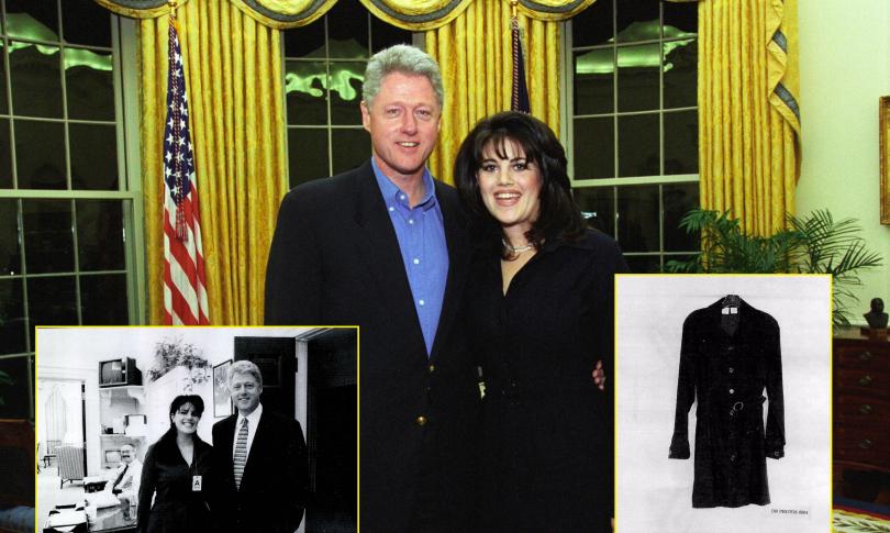 Билл Клинтон и Моника Левински