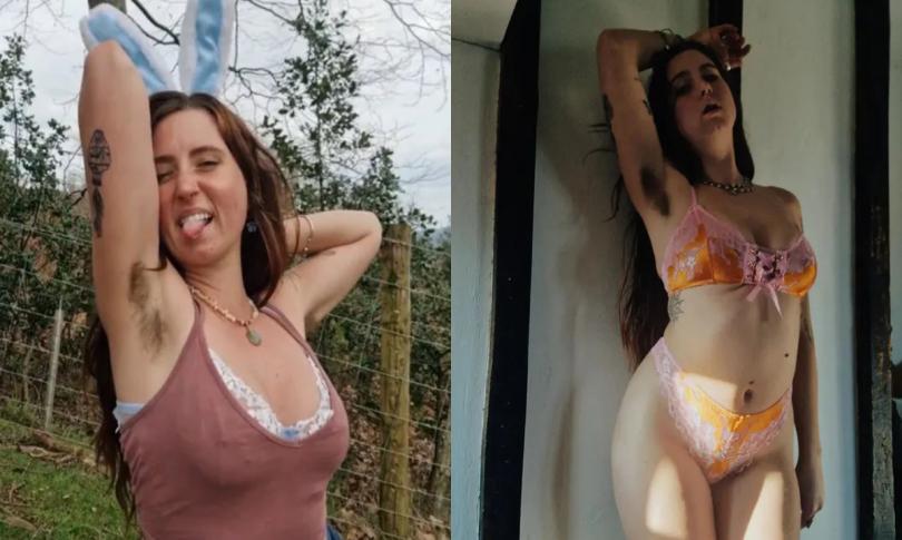Тиктокерша гордится тем, что не бреет подмышки.