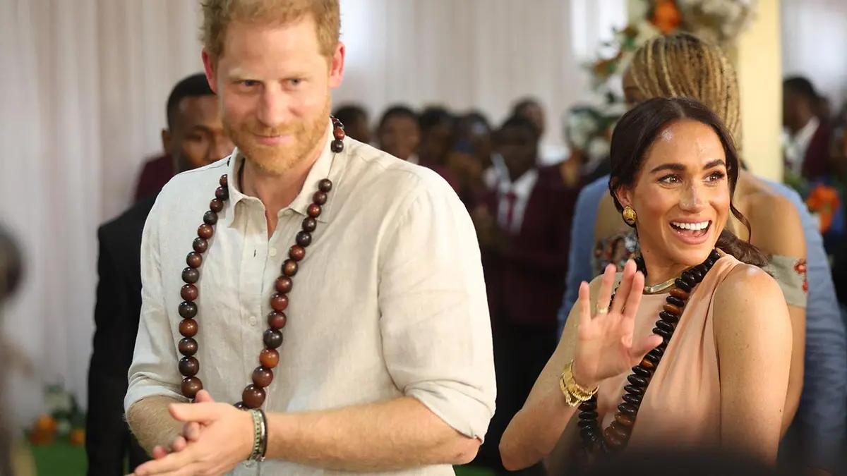 Гарри и Меган в Нигерии