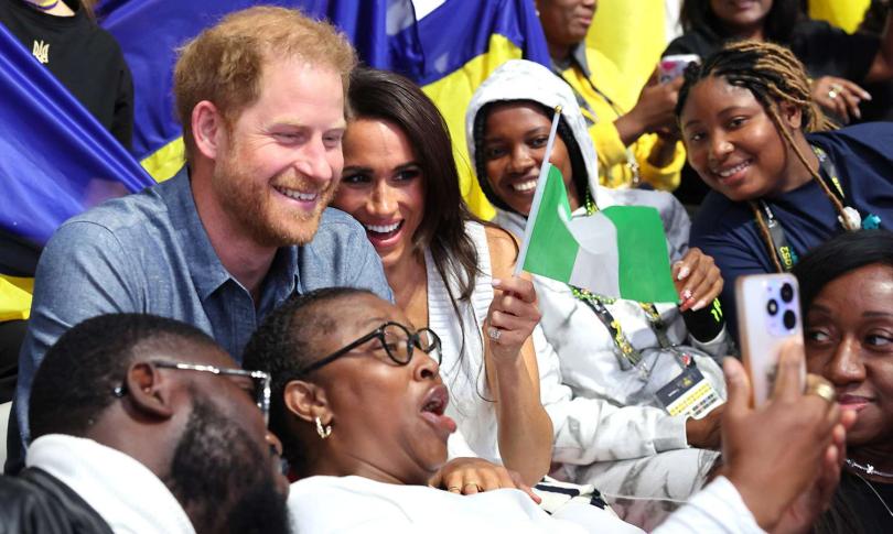 Гарри и Меган в Нигерии