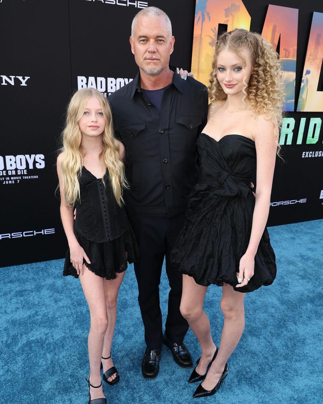 Эрик Дейн с дочерьми