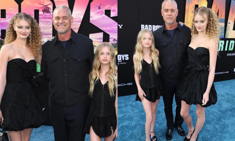 Эрик Дейн с дочерьми