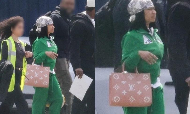 Ники Минаж без макияжа направляется к частному самолету. Ники Минаж без макияжа направляется к частному самолету.