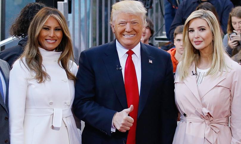 Мелания Трамп, Дональд Трамп, Иванка Трамп Мелания Трамп, Дональд Трамп, Иванка Трамп
