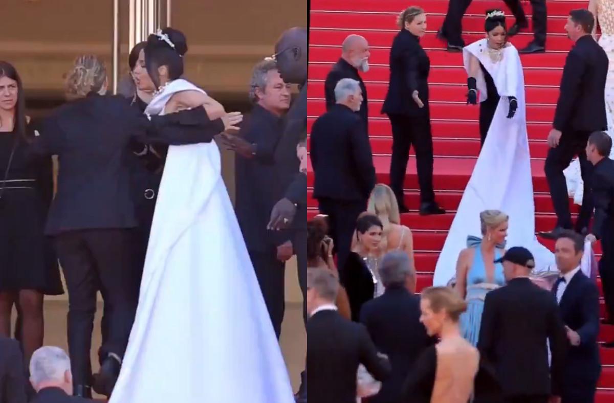 Актриса в ярости после скандала в Каннах Актриса в ярости после скандала в Каннах