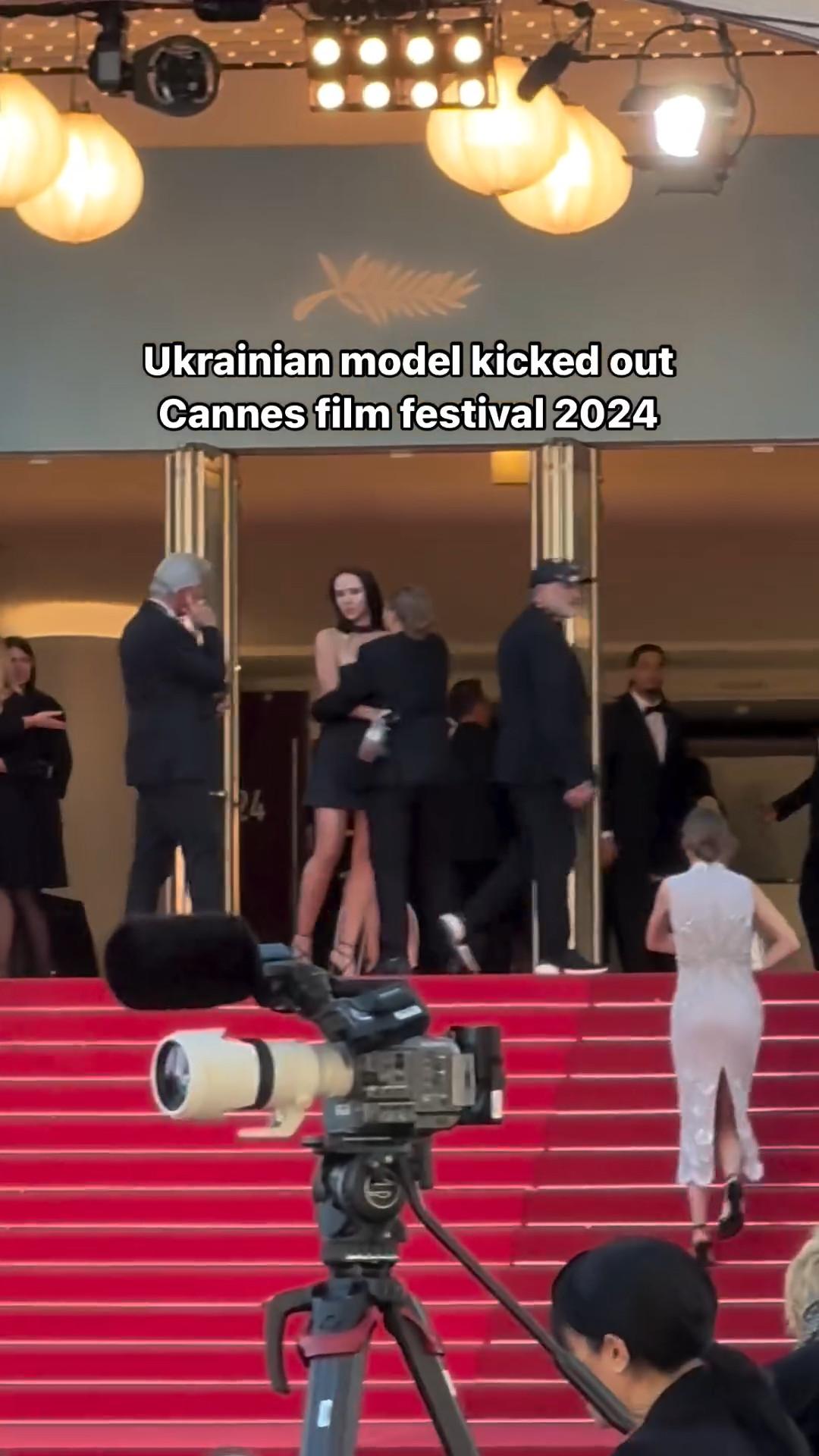 Актриса в ярости после скандала в Каннах Актриса в ярости после скандала в Каннах