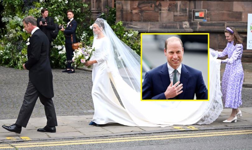 Свадьба герцога Вестминстерского. Принц Уильям появился без жены и брата Свадьба герцога Вестминстерского. Принц Уильям появился без жены и брата