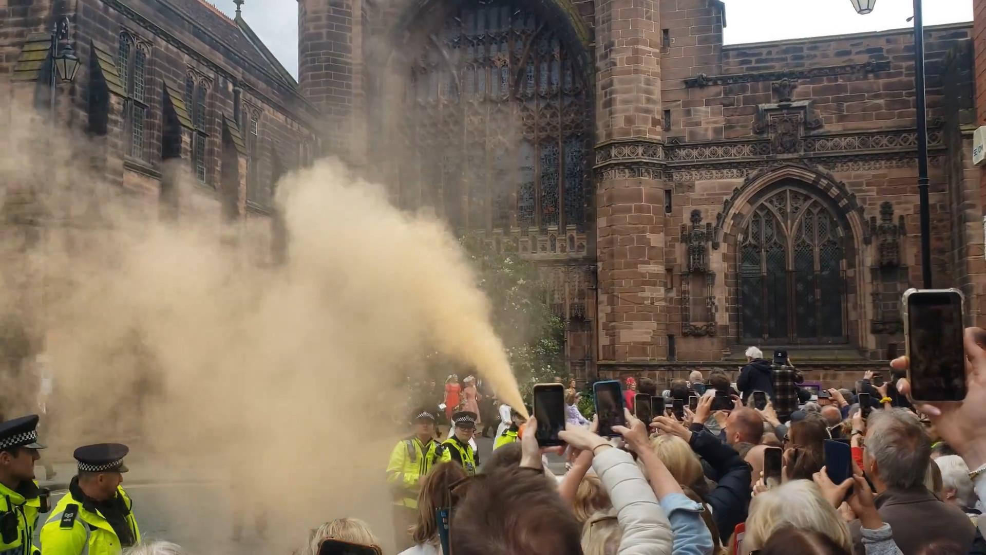 Попытки сорвать свадьбу герцога Вестминстерского.