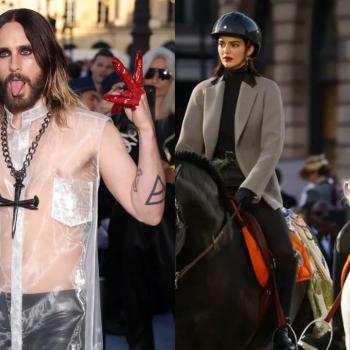 На вечеринке “Vogue” блистают звезды: Кендалл Дженнер и Джиджи Хадид на лошадях, провокационный Джаред Лето и Ева Лонгория..