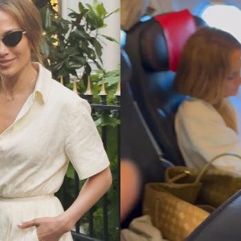 Дженнифер Лопес уже откладывает деньги на развод с Аффлеком? Звезду «поймали» в самолете эконом класса