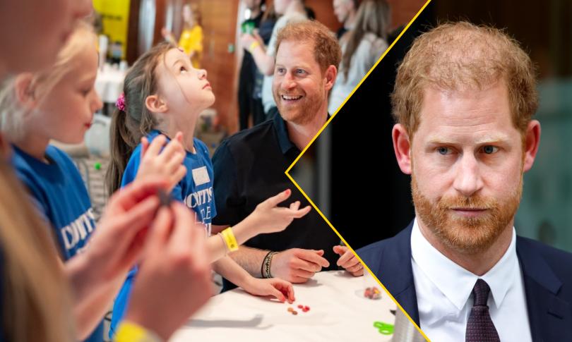 Принц Гарри поддерживает детей солдат и рассказывает о горе