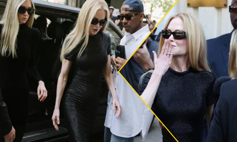 Николь Кидман с дочерью на Неделе моды в Париже Николь Кидман с дочерью на Неделе моды в Париже