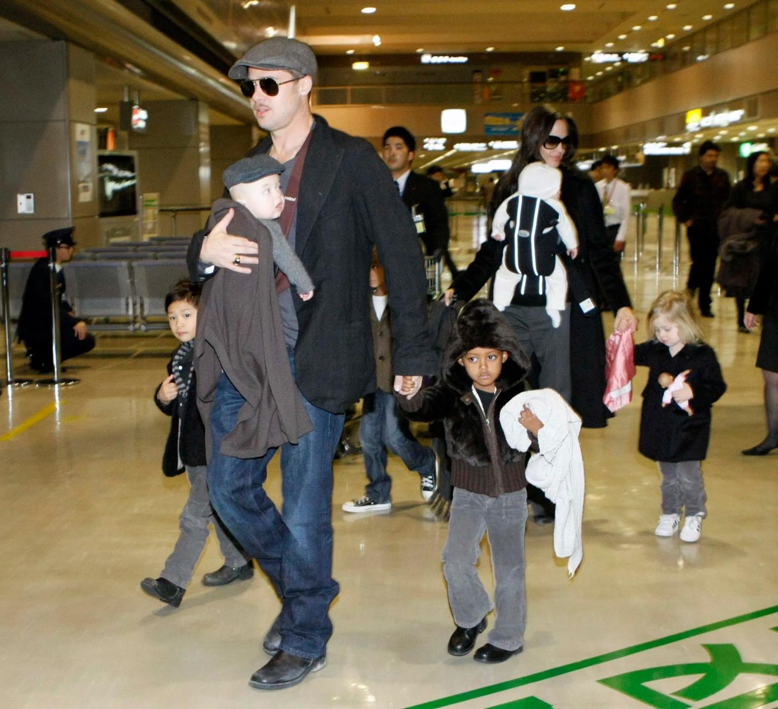 Брэд Питт и Инес Де Рамон