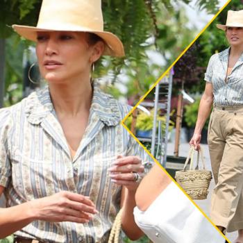 Дженнифер Лопес, одетая как «фермерша», сходила за садовыми покупкам. На пальце сияло обручальное кольцо