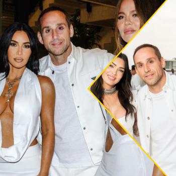 Толпа звезд на «белой вечеринке» миллиардера: Ким Кардашьян с огромным декольте,  Меган Фокс