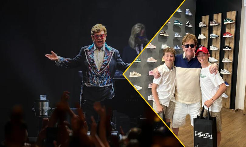 Элтон Джон справил нужду прямо в обувном магазине
