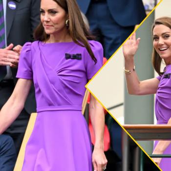 Герцогиня Кейт на финале Уимблдона. Ликующая толпа приветствовала ее овациями