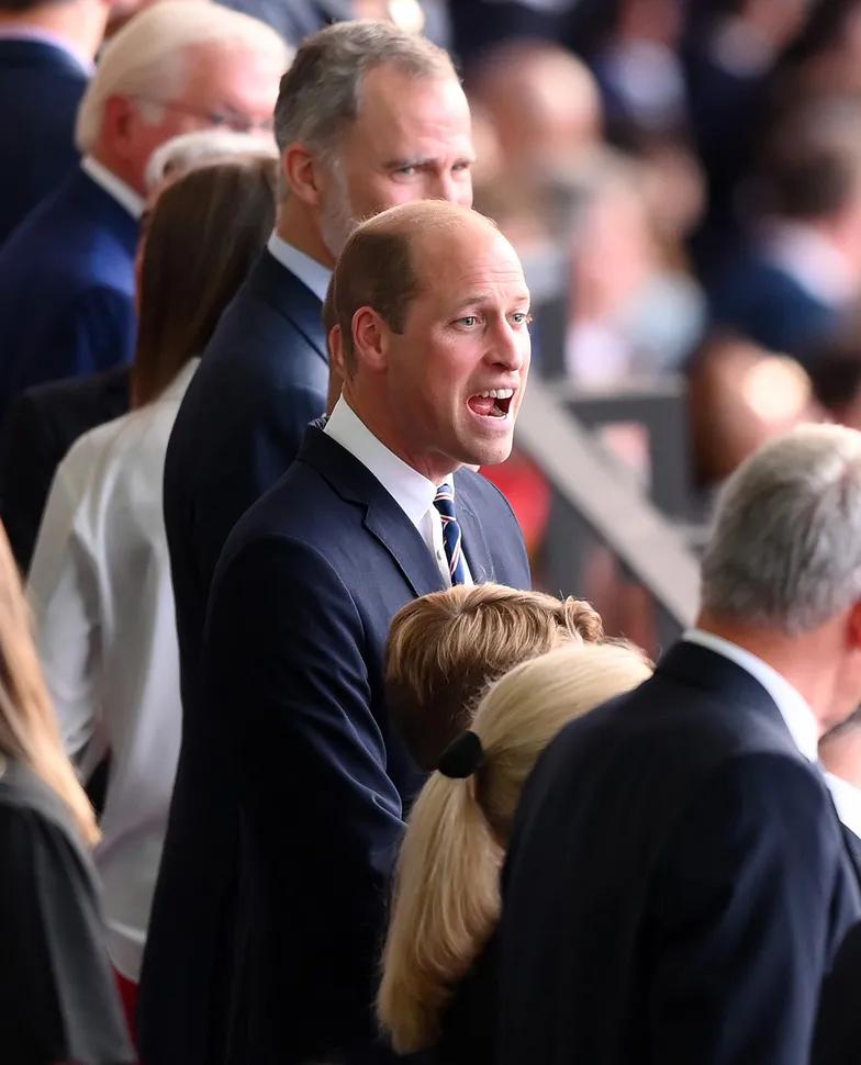 Принц Уильям и принц Джордж поддерживают Англию в финале Евро-2024