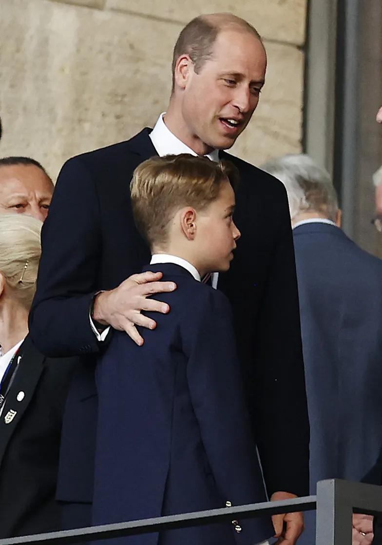 Принц Уильям и принц Джордж поддерживают Англию в финале Евро-2024