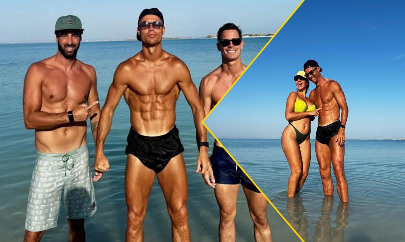 Криштиану Роналду и Джорджина Родригес на отдыхе