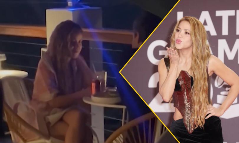 Шакира за ужином с загадочным мужчиной