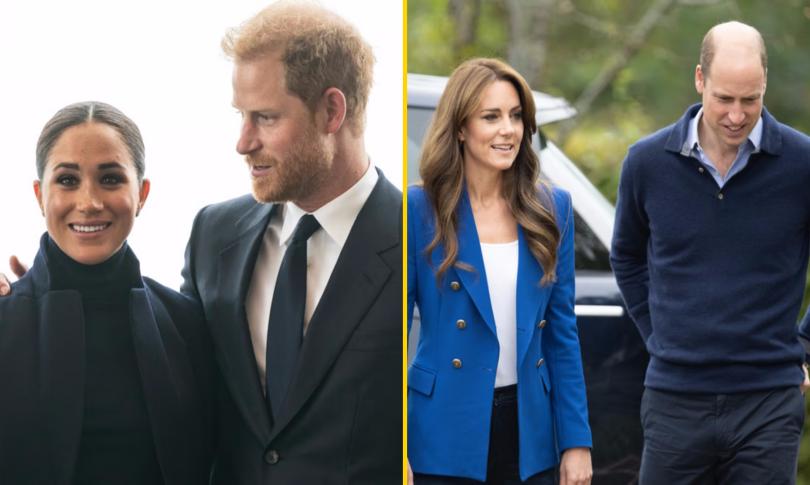 Герцогиня Кейт, принц Уильям, принц Гарри