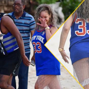 Рианна светит ягодицами на пляже с A$APA Rocky