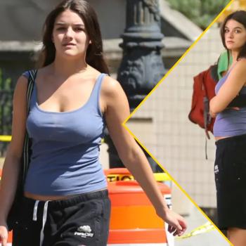 Сури Круз борется с летней жарой в Нью-Йорке с помощью майки и обрезанных спортивных штанов