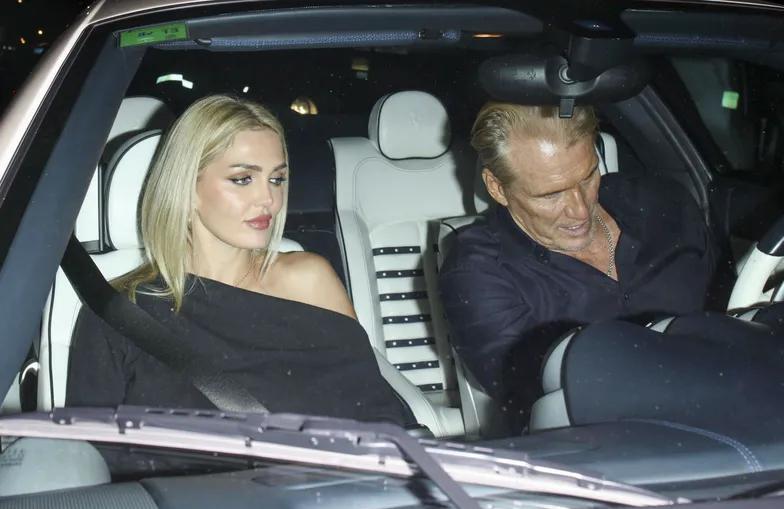 Дольф Лундгрен с женой