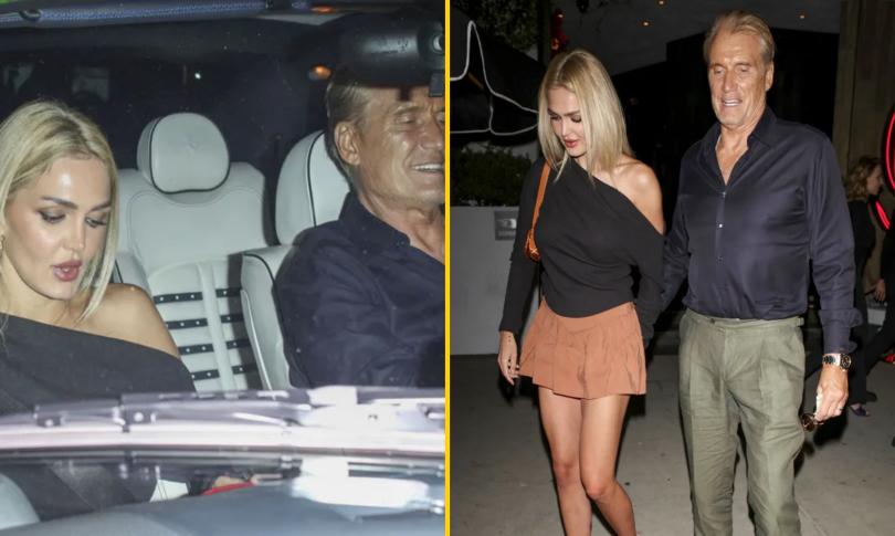 Дольф Лундгрен с женой