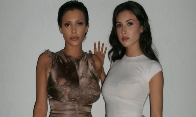 Бьянка Цензори c сестрой Бьянка Цензори c сестрой