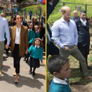 Под защитой пуленепробиваемых щитов Меган Маркл и принц Гарри продолжают тур по Южной Америке