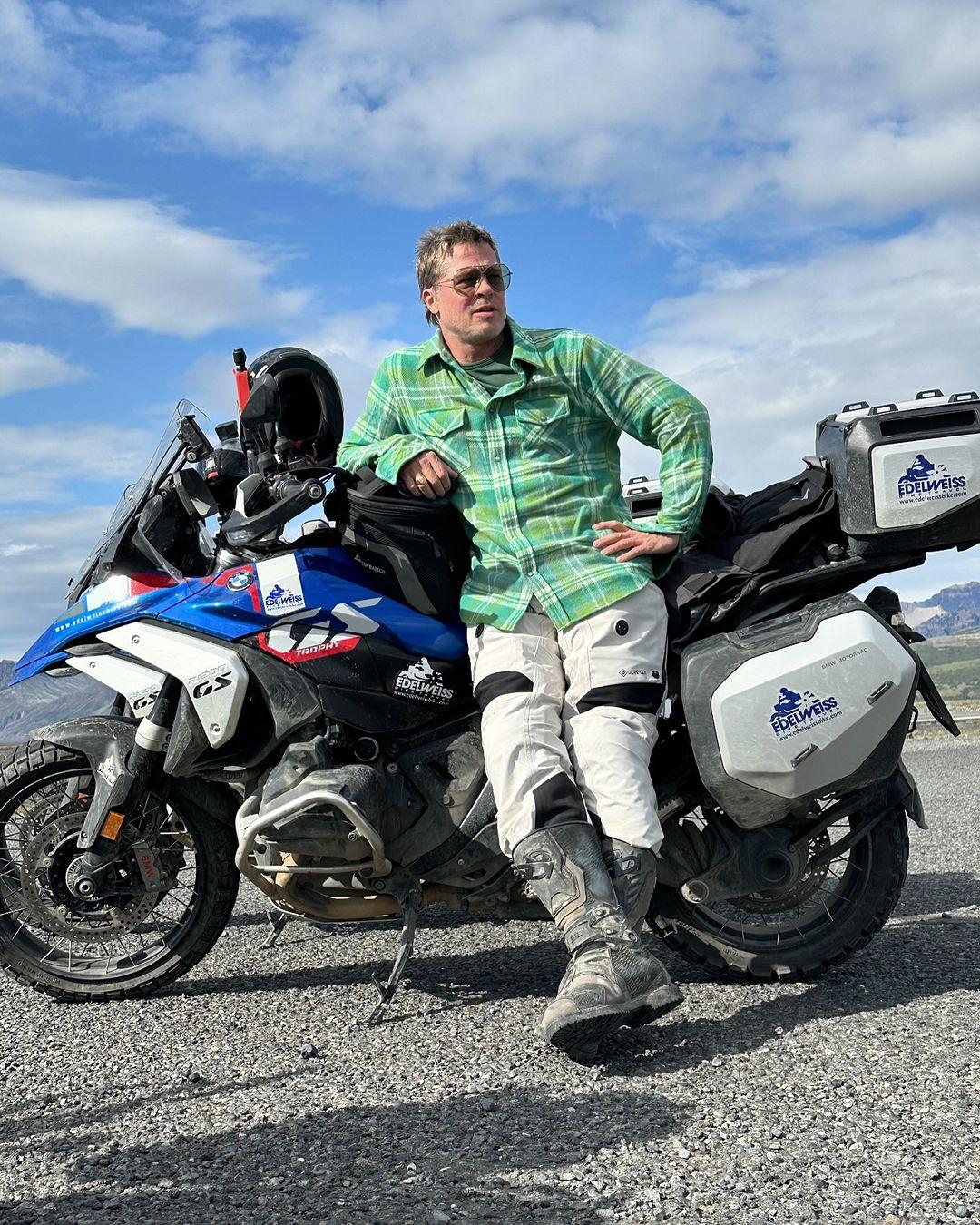 Брэд Питт в Исландии