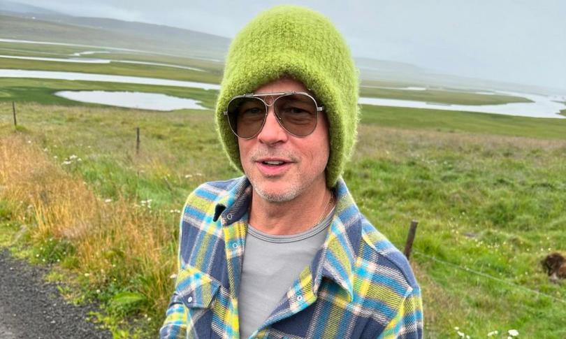 Брэд Питт в Исландии