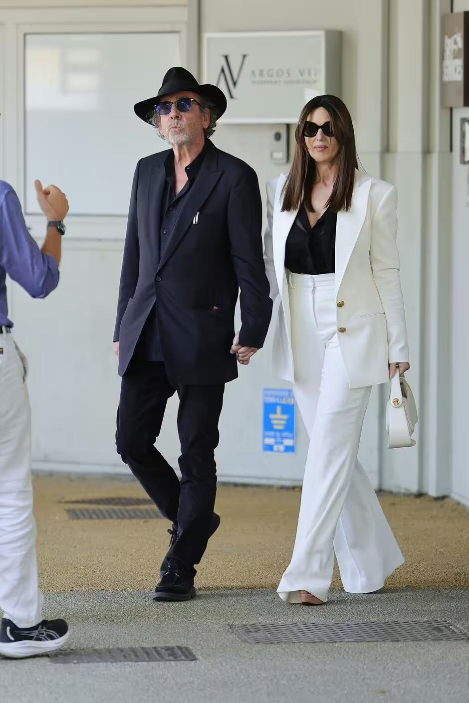 Моника Беллуччи и Тим Бертон на Венецианском кинофестивале