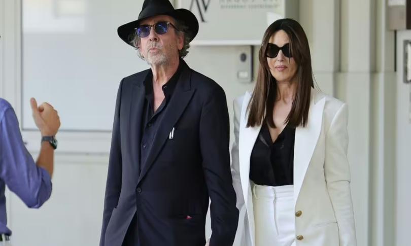 Моника Беллуччи и Тим Бертон на Венецианском кинофестивале