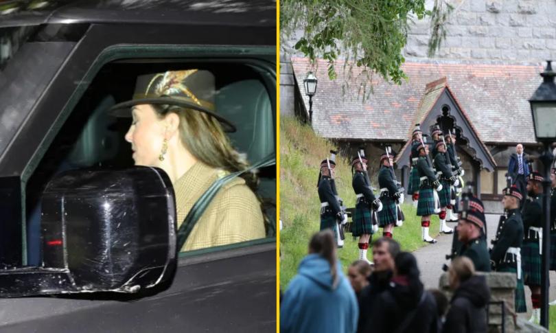 Принцесса Уэльская в церкви Балморал