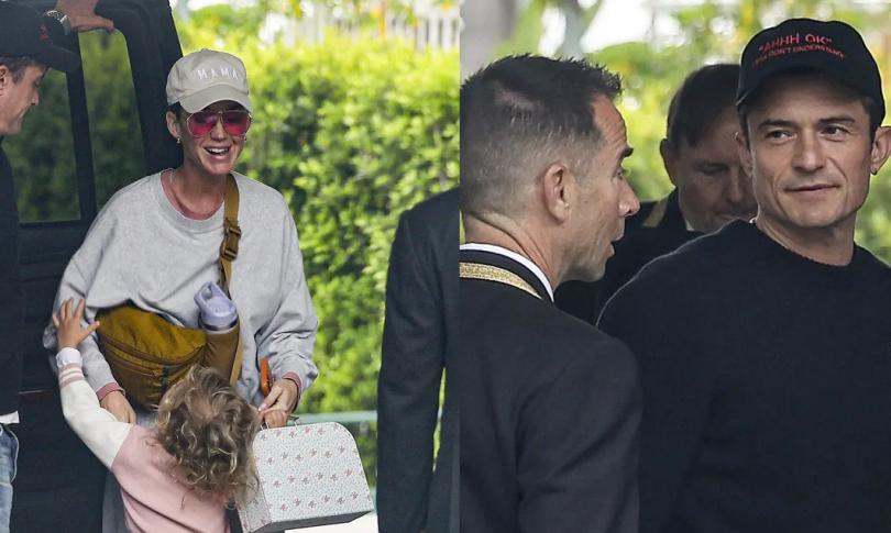 Кэти Перри и Орландо Блум «застали» с дочерью в Беверли-Хиллз