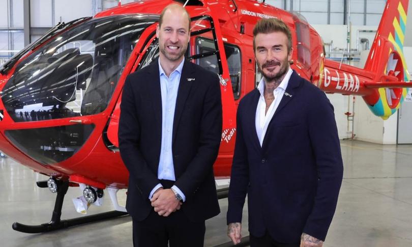 Принц Уильям и Дэвид Бекхэм