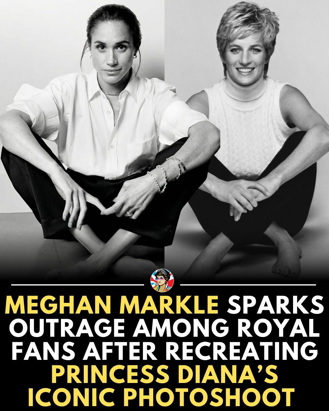 Фотография Меган напоминает фотосессию Дианы