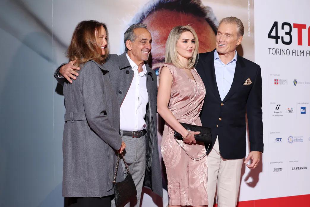 Дольф Лундгрен с женой